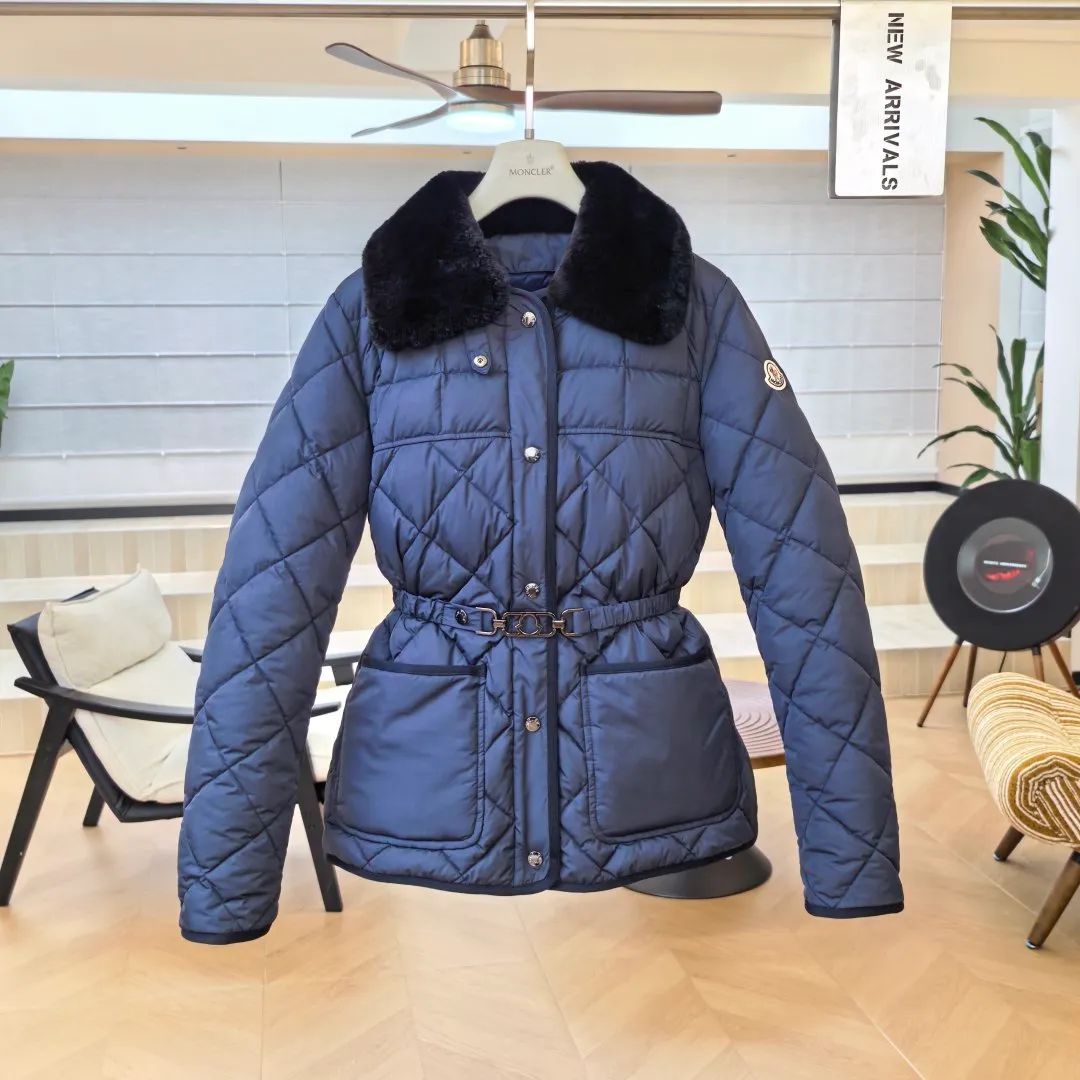 【Original 】Moncer｜ SS 26 Cygne Diamond- Quilted Short Down Jacket ， ， ， Size: 0123